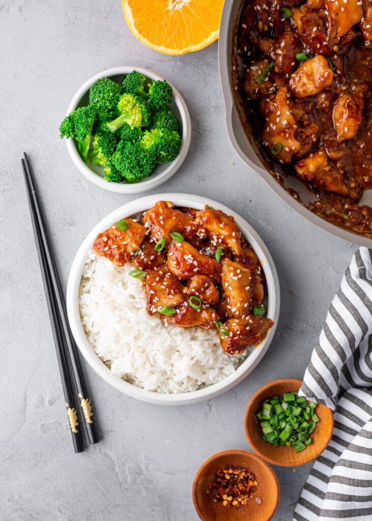 chicken meals by asian